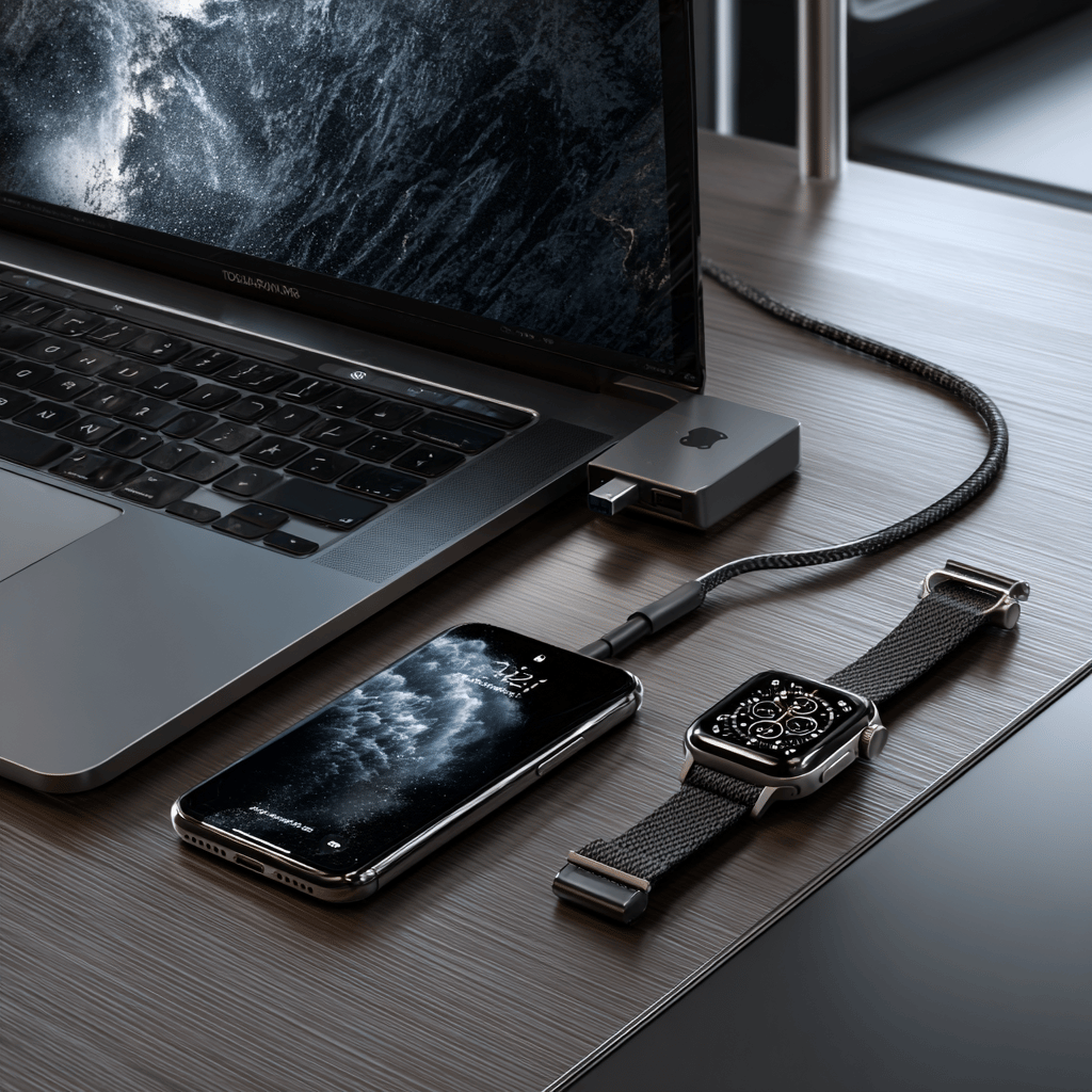 Charge Your Apple Watch, Phone & Laptop at Once with Zens’ 240W USB-C Cables