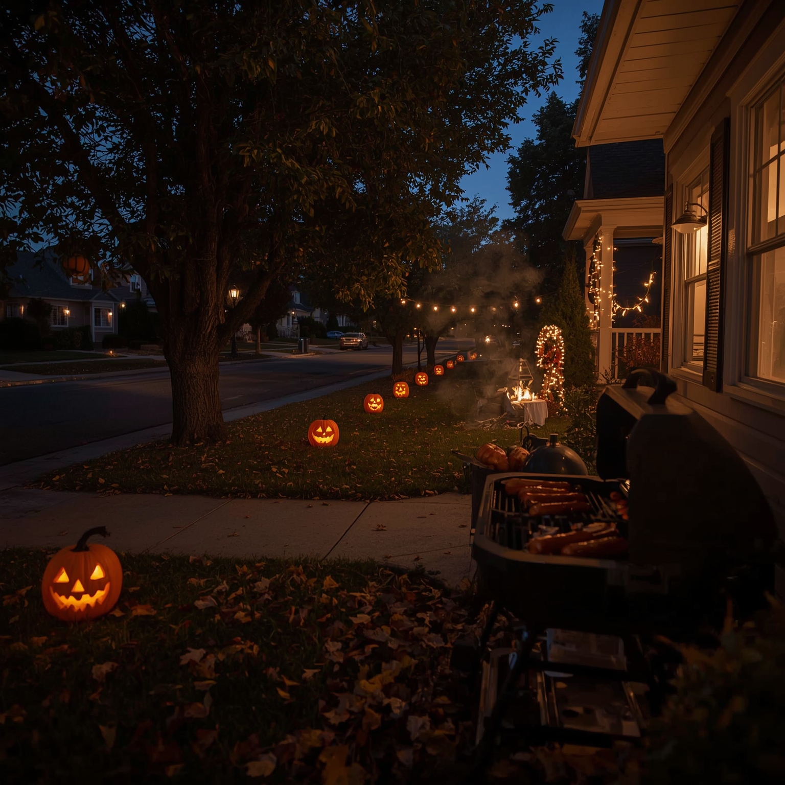 Our Family’s Halloween Tradition: Candy, Costumes, and 200 Hot Dogs!
