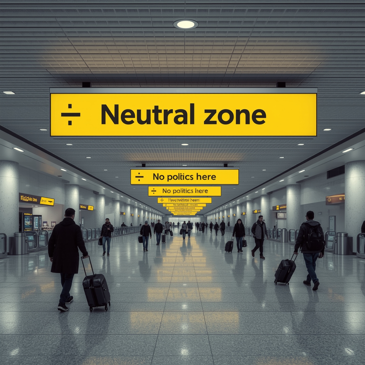 Detroit Airport Declares Political Neutrality Amid National Debate