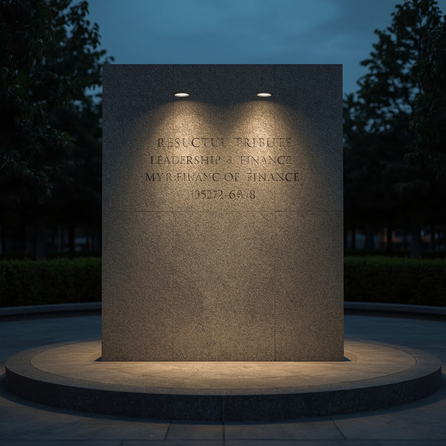 In Memory of a Visionary Financial Leader