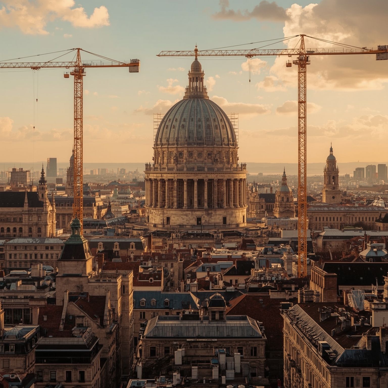 13 Iconic Landmarks Captured Mid-Construction: A Glimpse Into History