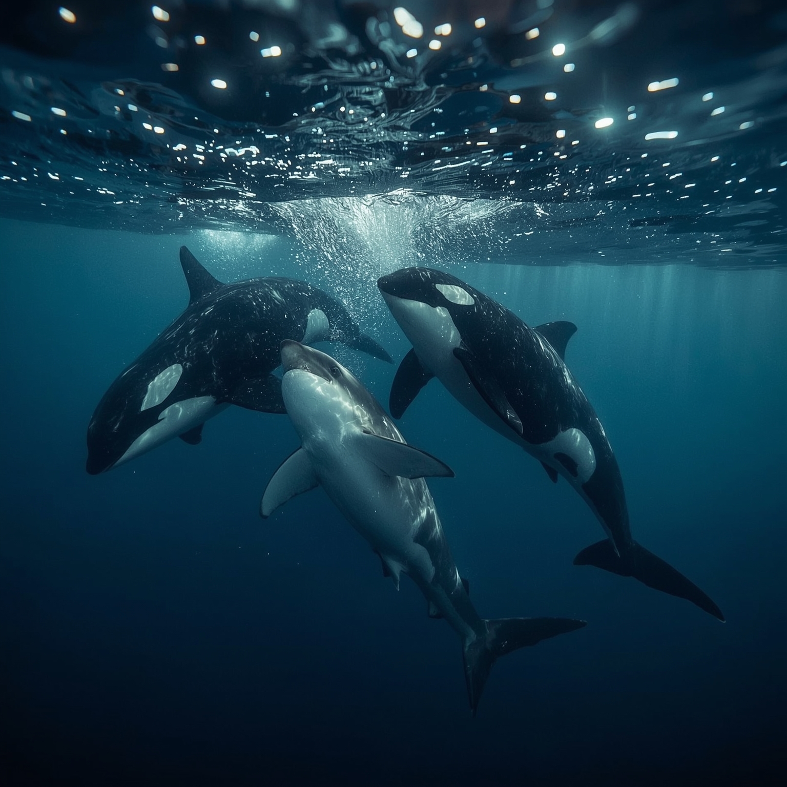 Orcas Display Astonishing Hunting Tactics on Great White Sharks in the Gulf of California