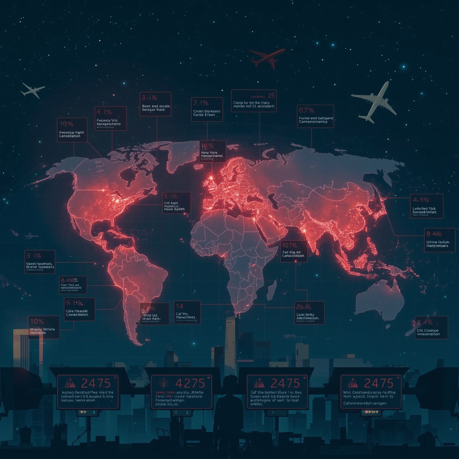 ‘Misery Map’ Reveals Tough Times for NYC Airports Amid High Flight Cancellations