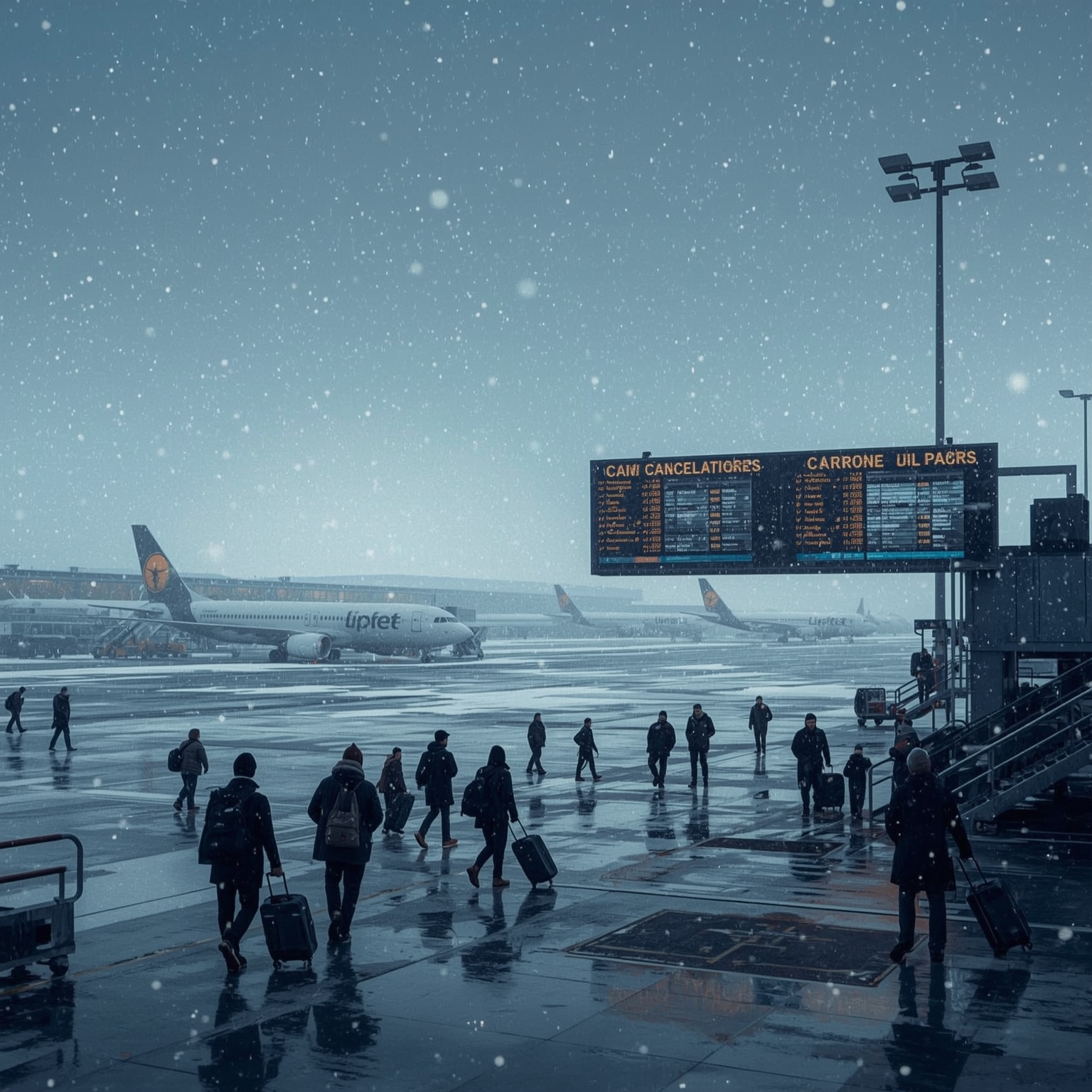 Snowstorm Disrupts Thanksgiving Travel: Hundreds of Flights Canceled Nationwide