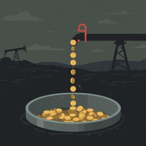 Russia’s Oil Revenues Plunge 50%, Tightening the War Chest