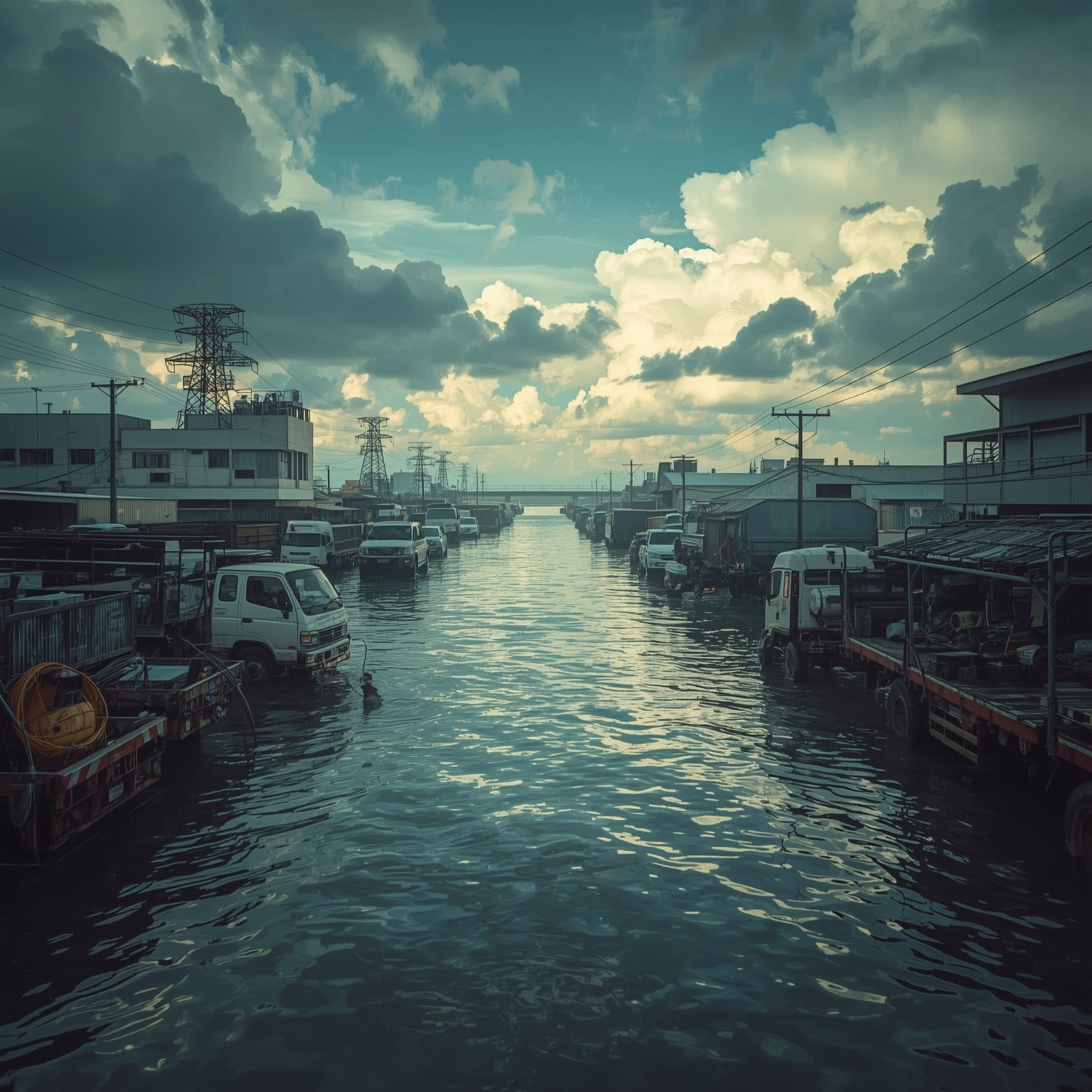 Thailand’s Record Floods Paralyze Tech and Car Parts Exports