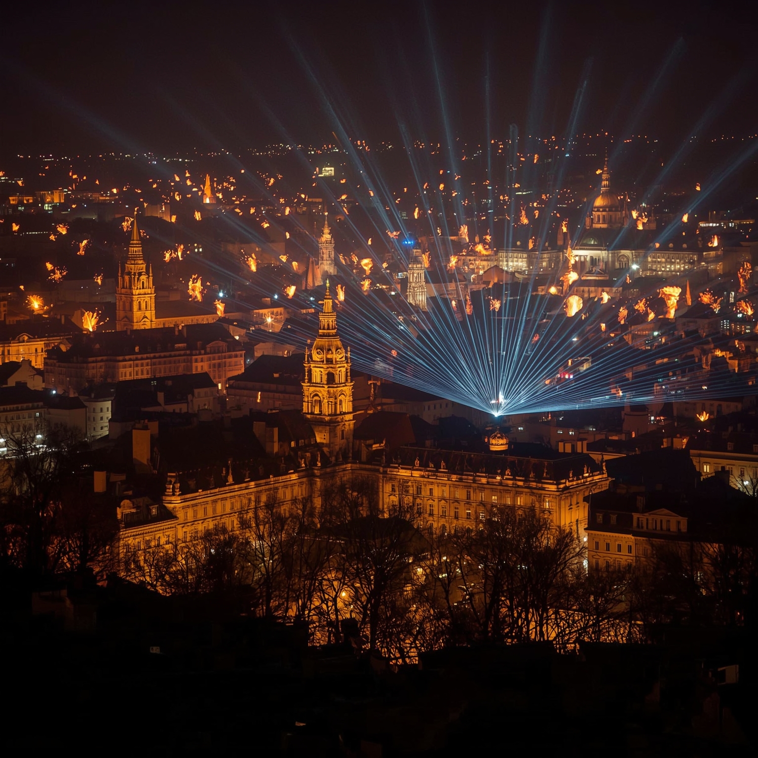 Prague’s Signal Festival Lights Up the City with Fire, Mist, and Imagination
