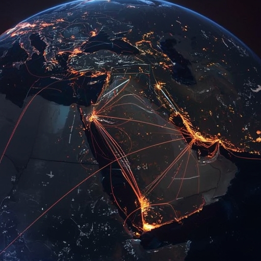 Airlines Squeezed into Narrow Skies as Middle East Airspace Closes