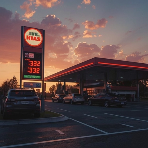 US Gas Prices Reach Highest Point Since 2024, Averaging $3.32 Per Gallon