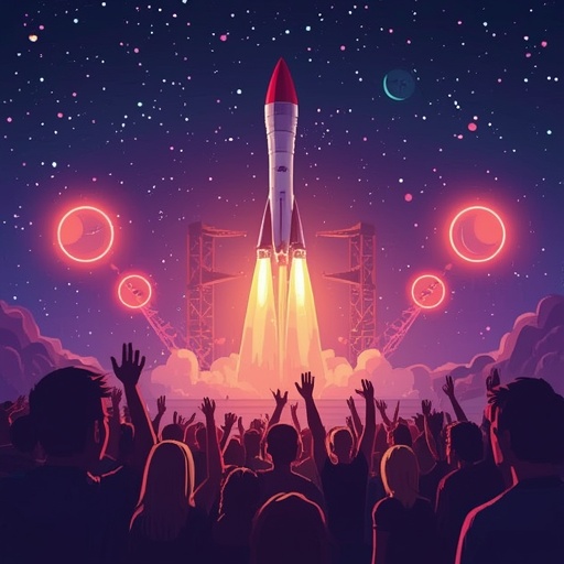Pop Meets Cosmos: A Surprise Celebrity Visit at a Space Launch